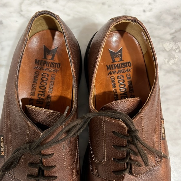Mephisto Men's Brown Leather Shoes - Picture 2 of 10